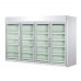 Commercial glass door stand up cooler 4 door flower display cooler Manufacturer, Wholesale, Custom, OEM, Bulk Buy
