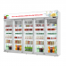 Refrigerated commercial glass door cheese drink stand up refrigerator Manufacturer, Wholesale, Custom, OEM, Bulk Buy