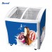 Commercial Showcase Glass Door Ice Cream Display Deep Freezer For Sale Manufacturer, Wholesale, Custom, OEM, Bulk Buy