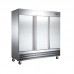3 Door Reach-in Stainless Steel Wall Mounted Commercial Vertical Chiller Restaurant Refrigerator With Embraco Compressor Manufacturer, Wholesale, Custom, OEM, Bulk Buy