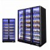 3 doors glasses door  stand up display for  supermarket showcase cooler Manufacturer, Wholesale, Custom, OEM, Bulk Buy