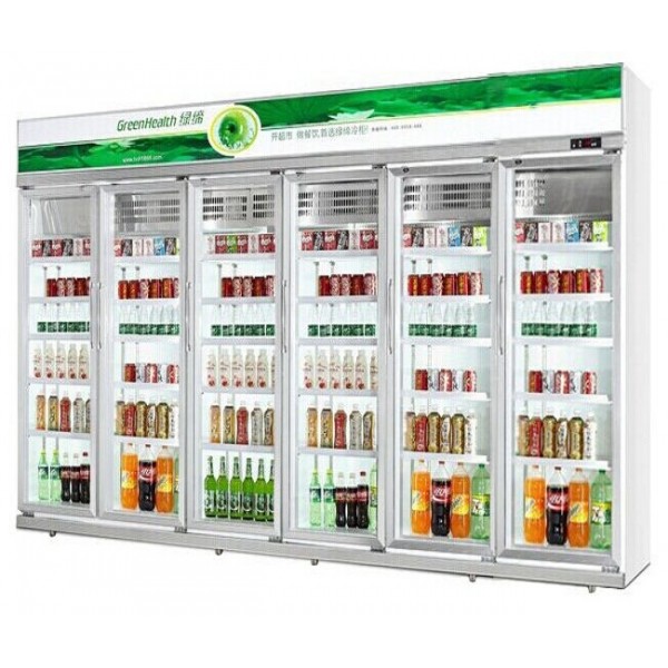 beverage cooler/glass door stand up showcase freezer /supermarket refrigerator equipment Manufacturer, Wholesale, Custom, OEM, Bulk Buy