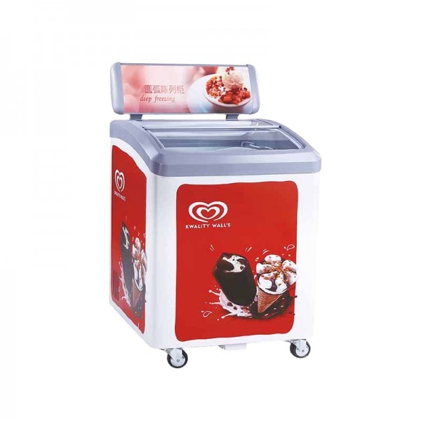 Wowcooler Ice Cream Counter Top Chest Freezer Display Showcase for CVS or Supermarket Manufacturer, Wholesale, Custom, OEM, Bulk Buy