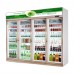 Fan Display Refrigerator Portable Gas Compressor Painting for Sale Cooling Glass Steel Top Two Units 134a Alluminum Frame 1600 Manufacturer, Wholesale, Custom, OEM, Bulk Buy
