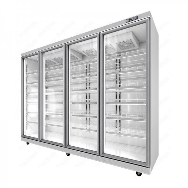 Supermarket Wholesale display refrigerator Glass Door Display Freezer Cabinets Commercial Refrigerator For Beverages Manufacturer, Wholesale, Custom, OEM, Bulk Buy