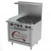 36 Commercial Gas Range with 4 Burner Natural Gas Stoves (NG) & 12 Left Manual Griddle & 1 Oven Manufacturer, Wholesale, Custom, OEM, Bulk Buy
